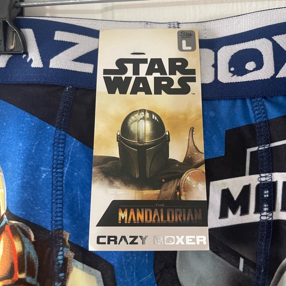 CRAZY BOXER Star Wars Mandalorian "THIS IS THE WAY" Boxers Men's NWT Mens L - Picture 3 of 8